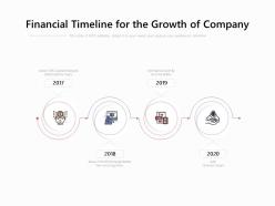 Financial Timeline For The Growth Of Company