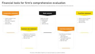 Financial Tools For Firms Comprehensive Evaluation