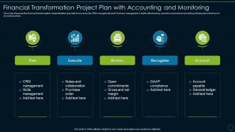 Financial transformation project plan accounting and financial transformation toolkit