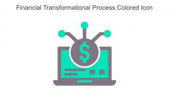 Financial Transformational Process Colored Icon In Powerpoint Pptx Png And Editable Eps Format