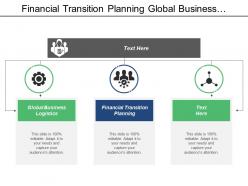 Financial transition planning global business logistics brand manufacturing cpb