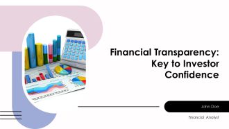 Financial Transparency Key To Investor Confidence PPT Designs AT