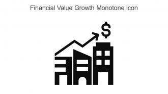 Financial Value Growth Monotone Icon In Powerpoint Pptx Png And Editable Eps Format