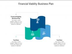 Financial viability business plan ppt powerpoint presentation portfolio icon cpb