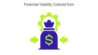 Financial Viability Colored Icon In Powerpoint Pptx Png And Editable Eps Format