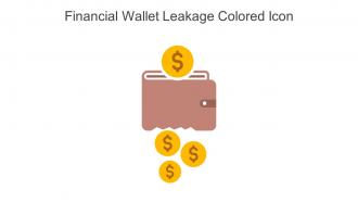 Financial Wallet Leakage Colored Icon In Powerpoint Pptx Png And Editable Eps Format