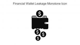 Financial Wallet Leakage Monotone Icon In Powerpoint Pptx Png And Editable Eps Format