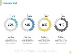 Financial with gears ppt styles graphics example