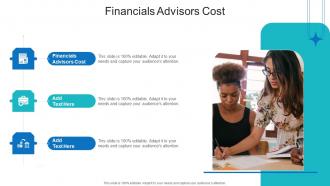 Financials Advisors Cost In Powerpoint And Google Slides Cpb