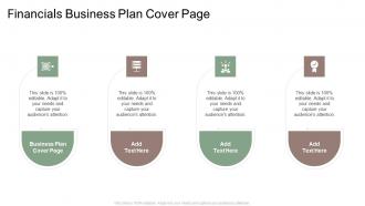 Financials Business Plan Cover Page In Powerpoint And Google Slides Cpb