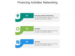 Financing activities networking ppt powerpoint presentation ideas gridlines cpb