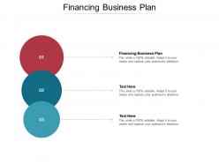 Financing business plan ppt powerpoint presentation icon inspiration cpb