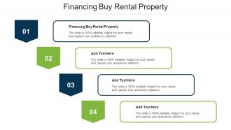 Financing Buy Rental Property Ppt Powerpoint Presentation Professional Brochure Cpb