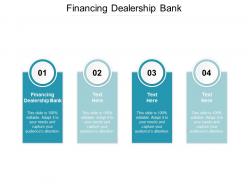Financing dealership bank ppt powerpoint presentation layouts show cpb