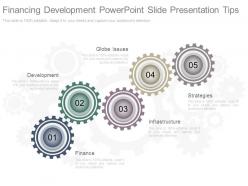 Financing development powerpoint slide presentation tips