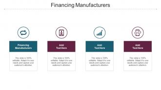 Financing Manufacturers Ppt Powerpoint Presentation Gallery Template
