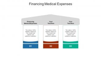 Financing medical expenses ppt powerpoint presentation infographic template cpb