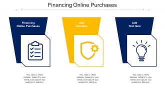 Financing Online Purchases Ppt Powerpoint Presentation Model Show Cpb