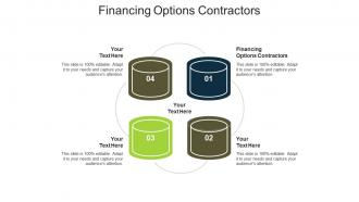 Financing options contractors ppt powerpoint presentation summary mockup cpb