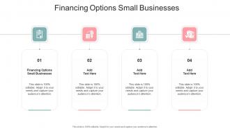 Financing Options Small Businesses In Powerpoint And Google Slides Cpb