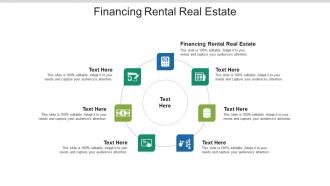 Financing rental real estate ppt powerpoint presentation model graphic tips cpb