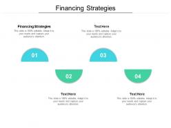 Financing strategies ppt powerpoint presentation infographics cpb