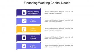 Financing Working Capital Needs Ppt Powerpoint Presentation Summary Cpb