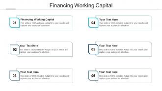 Financing working capital ppt powerpoint presentation topics cpb