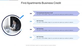 Find Apartments Business Credit In Powerpoint And Google Slides Cpb