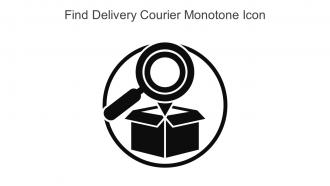 Find Delivery Courier Monotone Icon In Powerpoint Pptx Png And Editable Eps Format