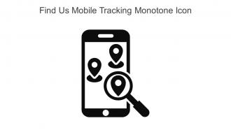 Find Us Mobile Tracking Monotone Icon In Powerpoint Pptx Png And Editable Eps Format