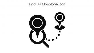 Find Us Monotone Icon In Powerpoint Pptx Png And Editable Eps Format