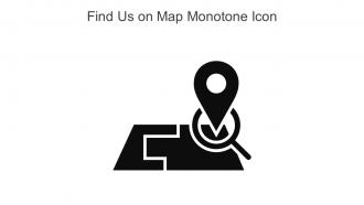 Find Us On Map Monotone Icon In Powerpoint Pptx Png And Editable Eps Format