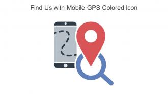 Find Us With Mobile Gps Colored Icon In Powerpoint Pptx Png And Editable Eps Format