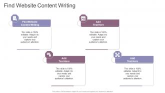 Find Website Content Writing In Powerpoint And Google Slides Cpb