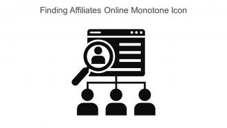 Finding Affiliates Online Monotone Icon Icon In Powerpoint Pptx Png And Editable Eps Format