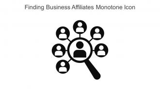 Finding Business Affiliates Monotone Icon Icon In Powerpoint Pptx Png And Editable Eps Format