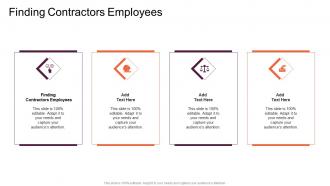 Finding Contractors Employees In Powerpoint And Google Slides Cpb