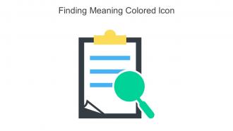 Finding Meaning Colored Icon In Powerpoint Pptx Png And Editable Eps Format