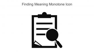 Finding Meaning Monotone Icon In Powerpoint Pptx Png And Editable Eps Format