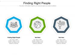 Finding right people ppt powerpoint presentation styles show cpb