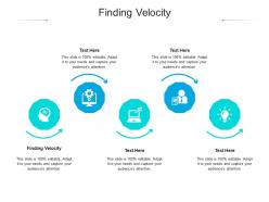 Finding velocity ppt powerpoint presentation summary example cpb