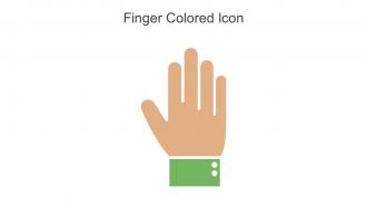 Finger Colored Icon In Powerpoint Pptx Png And Editable Eps Format