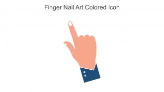 Finger Nail Art Colored Icon In Powerpoint Pptx Png And Editable Eps Format