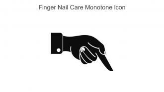Finger Nail Care Monotone Icon In Powerpoint Pptx Png And Editable Eps Format