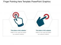 Finger Pointing Here Template Powerpoint Graphics