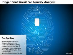 Finger print circuit for security analysis ppt slides