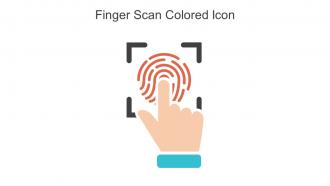Finger Scan Colored Icon In Powerpoint Pptx Png And Editable Eps Format
