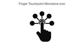 Finger Touchpoint Monotone Icon In Powerpoint Pptx Png And Editable Eps Format