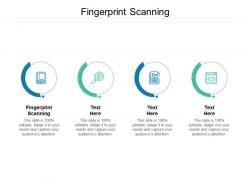 Fingerprint scanning ppt powerpoint presentation model themes cpb